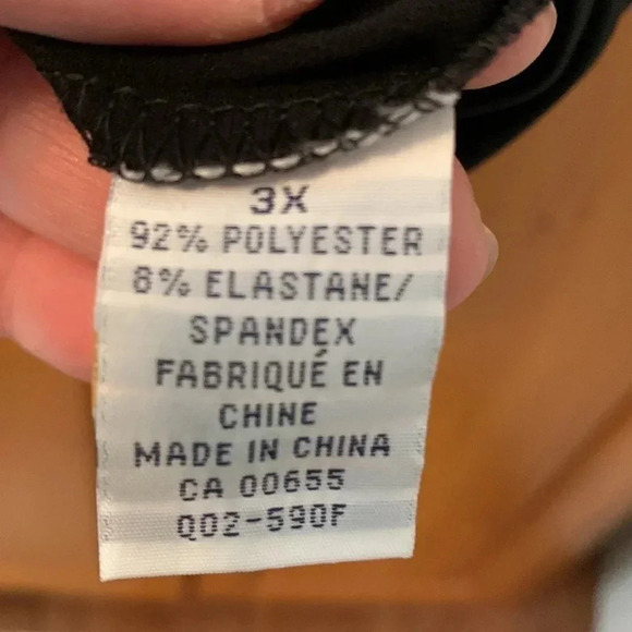 NWOT Black 3X - Picture 4 of 7